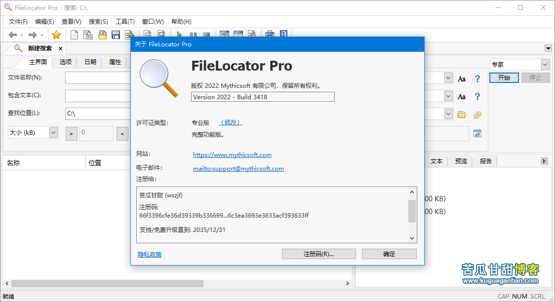 全文搜索工具 FileLocator Pro Version 2022 - Build 3425插图